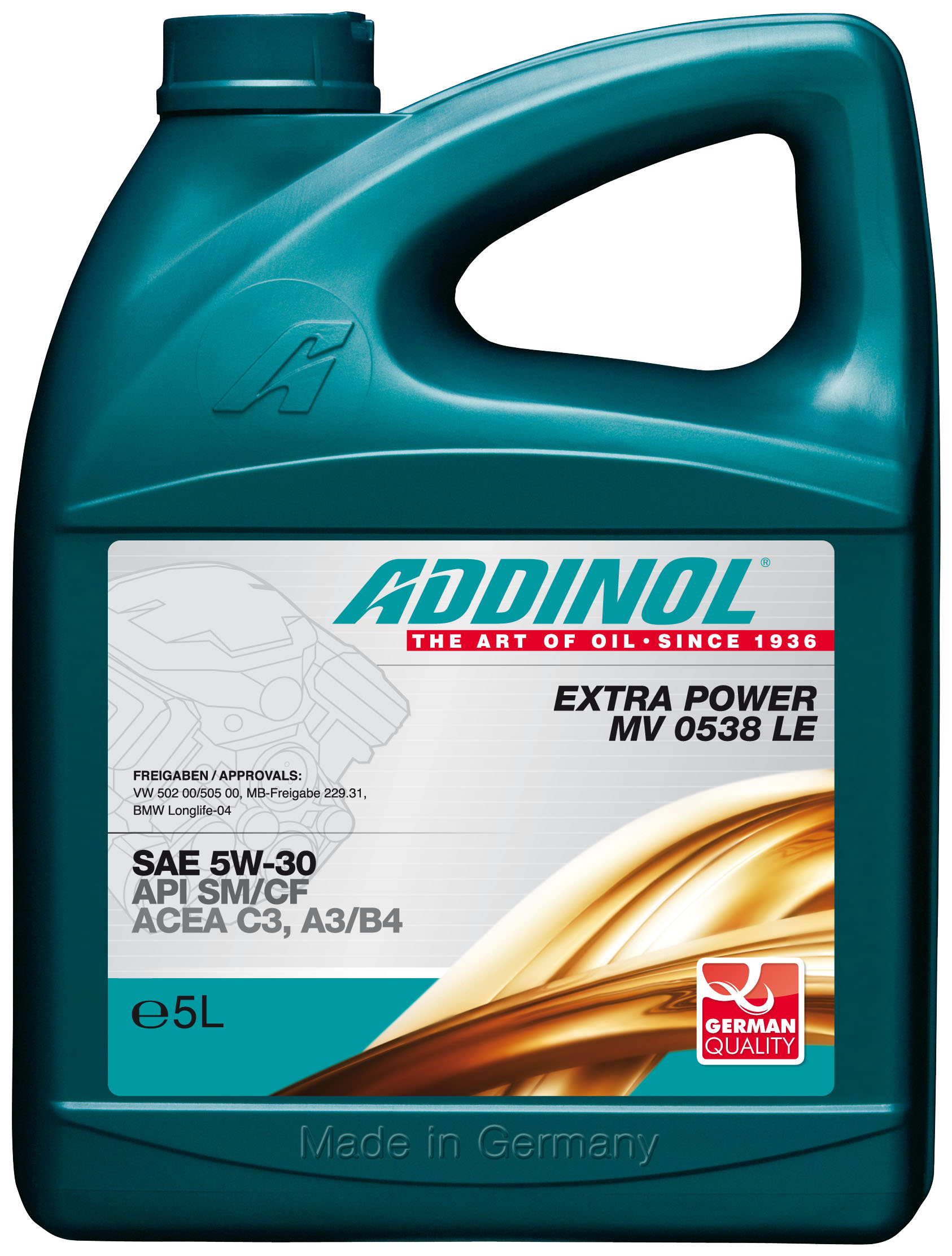 Купить Addinol 4014766242716 Extra Power MV 0538 LE 5W-30, 5л