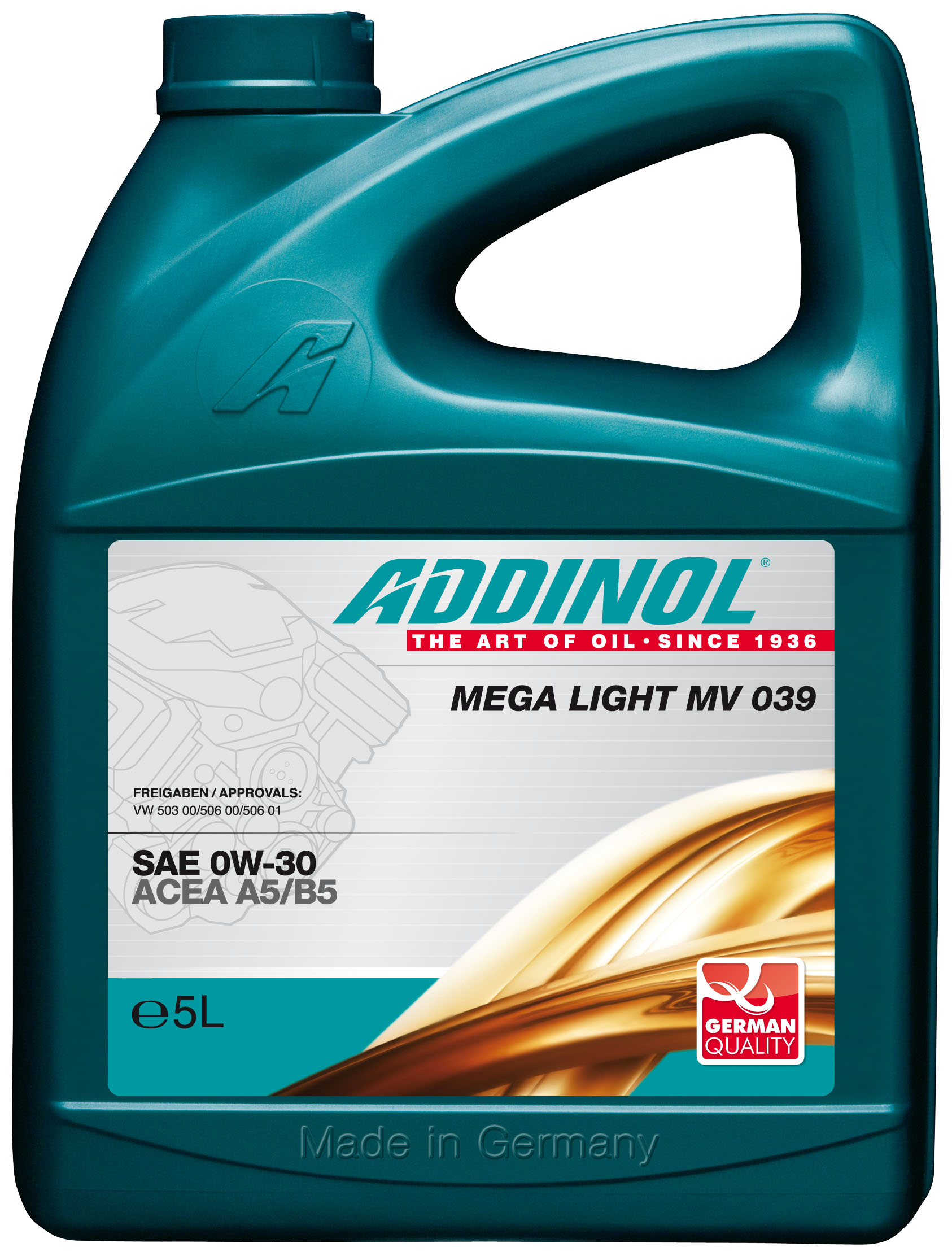 Купить Addinol 4014766240774 Mega Light MV 039 0W-30, 5л