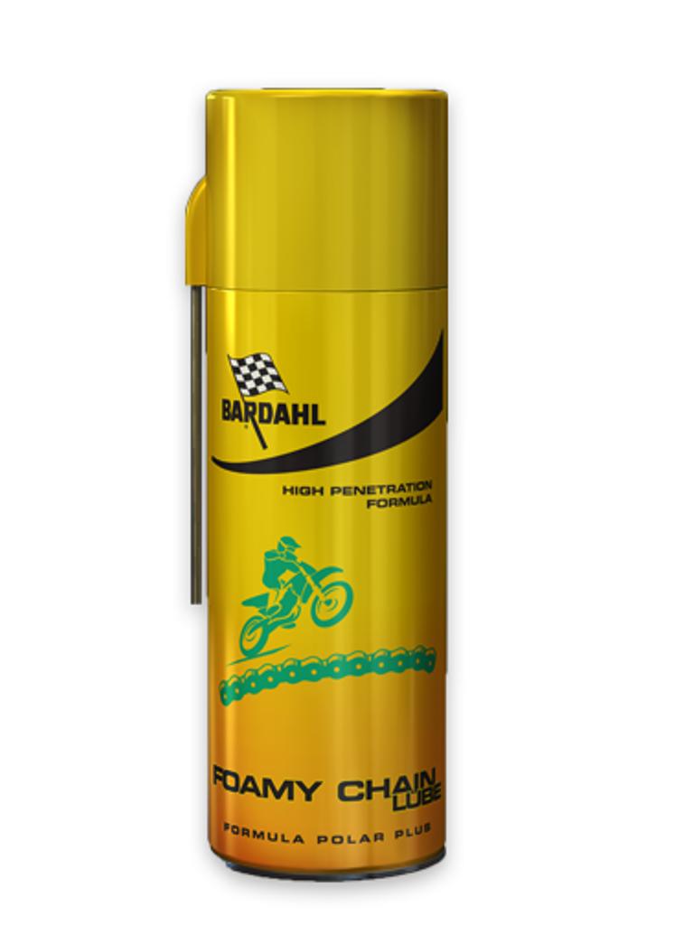 Купить Bardahl 601029 Специальная пенная проникающая смазка Foamy Chain Lube, 400мл.