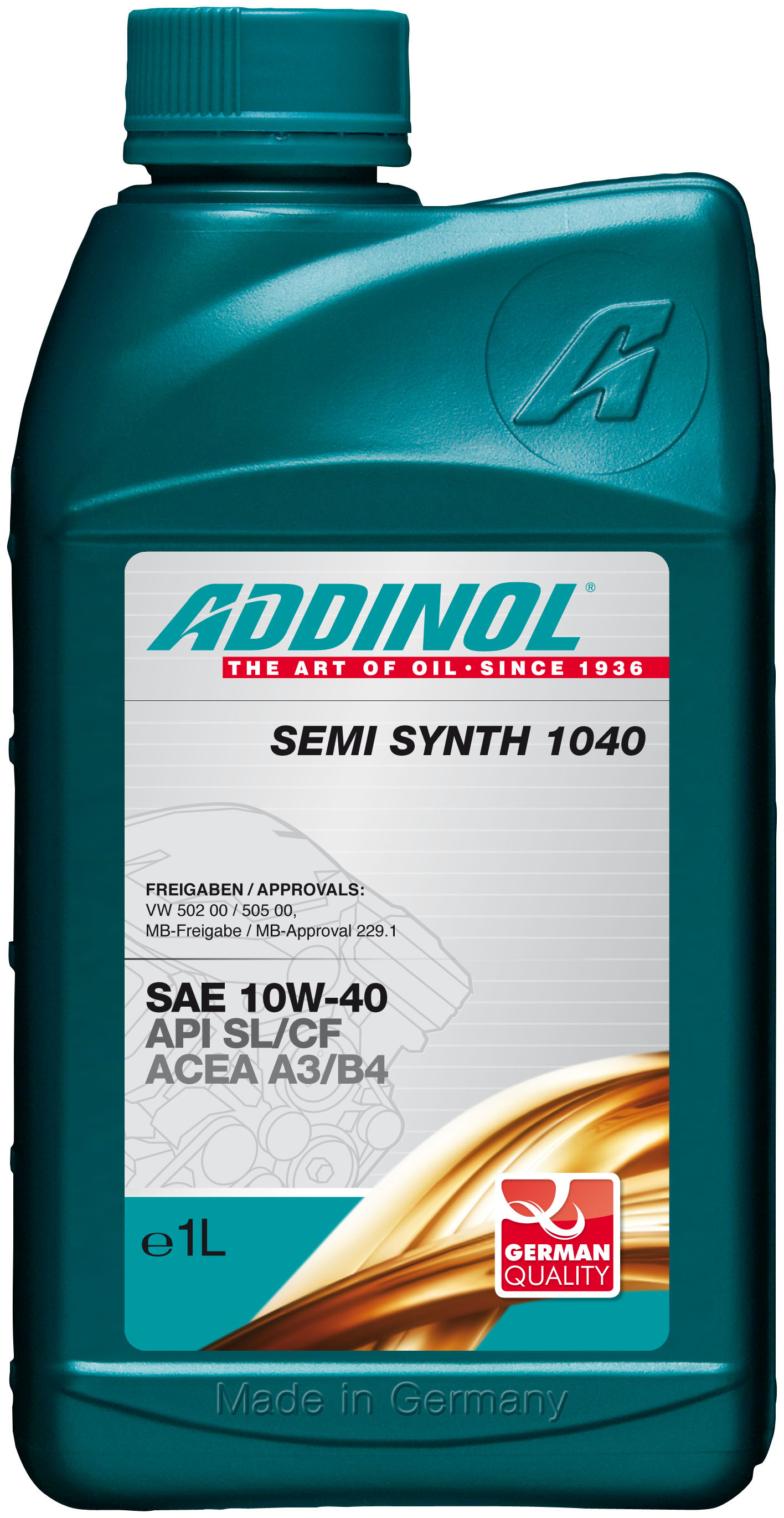 Купить Addinol 4014766072702 Semi Synth 1040, 1л