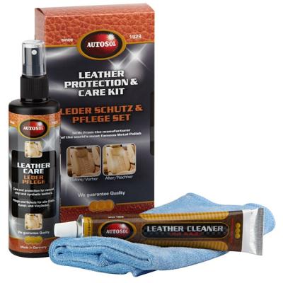 Купить Autosol 01000007 Набор для очистки и защиты кожи, 3 предмета