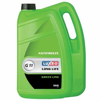 Купить Luxe 666 Антифриз готовый к применению Antifreeze Green Line G11 (5л)